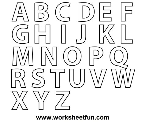 printable letters activity shelter childrens alphabet print