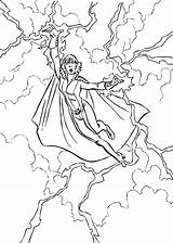 Storm Coloring Men Pages Color Flying Para Colorear Print Dibujos Super Hellokids Heroes Imprimir Tornade sketch template