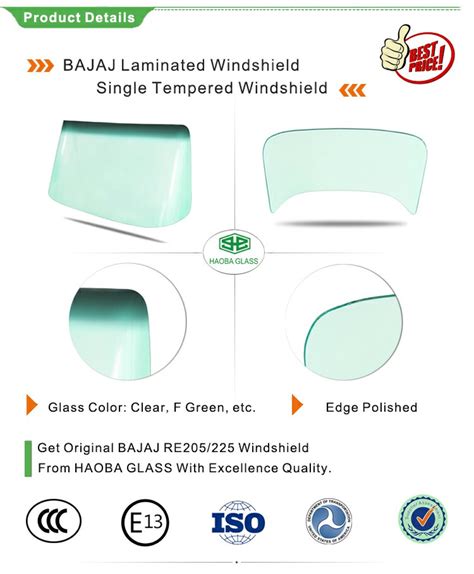 hot curved laminated bajaj  wheeler tricyle windshield glass bajaj  windshield buy