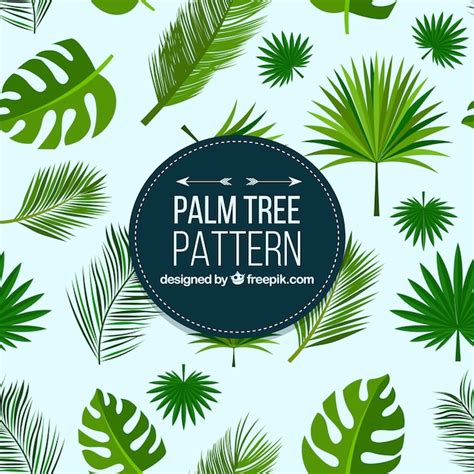 vector palm leaf patterns