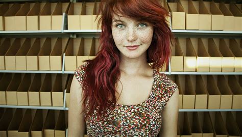 wallpaper women redhead model portrait dyed hair