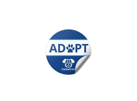pet adoption sticker template mycreativeshop