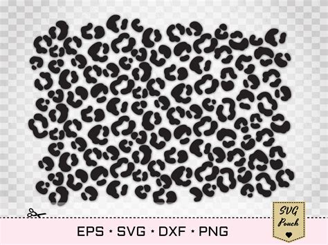 leopard print svg  cricut