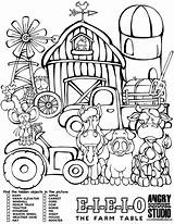 Hidden Coloring Farm Pages Objects Animals Table Animal Elevator Colouring Pdf Printable Activity Kids Color Clipart Books Barn Getcolorings Downloads sketch template