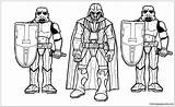 Coloring Darth Sidious Vader sketch template