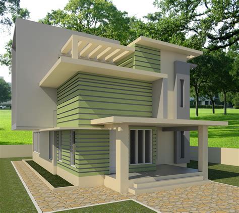 revit architecture modern house design  cad