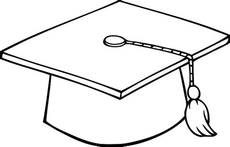 graduation cap outline clipart