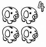 Piggy Bank Colorluna sketch template