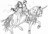 Coloring Princess Prince Pages Horse Popular Coloringhome sketch template