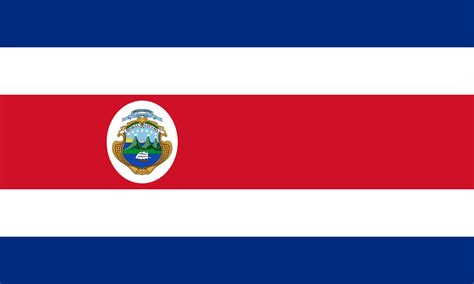 Bandera De Costa Rica Banderas Mundo Es
