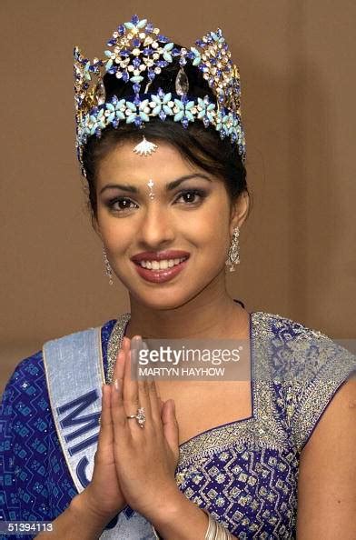 miss india priyanka chopra who became the newly crowned miss world