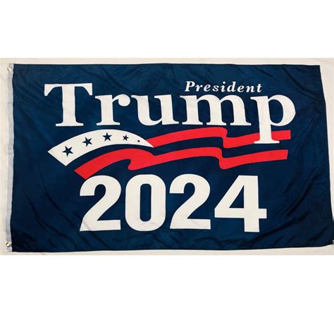 trump 2024 banner flag 3 x 5 ft outdoor standard flags for sale