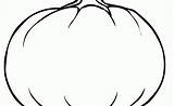 Pumpkin sketch template