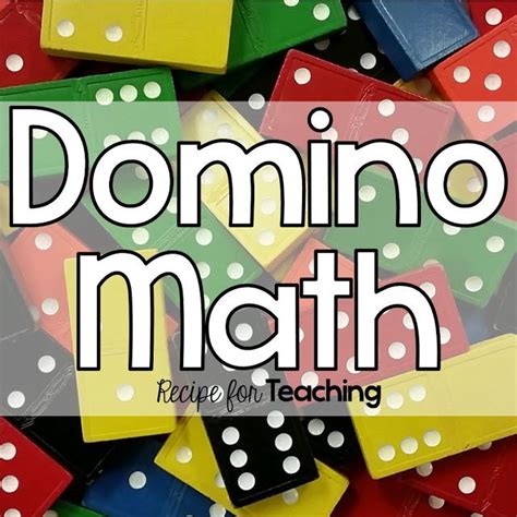 Domino Math Freebies With Images Math Math Freebie Math Groups