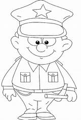 Coloring Pages Policeman Police Printable Officer Kids Color Crafts Colouring Strong Car Colorear Holidays Cars Visit Kid Comments sketch template