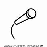 Microphone Microfone Ultracoloringpages sketch template