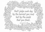 Coloring Quote sketch template