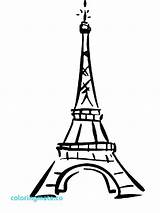 Tower Eiffel Coloring Outline Pages Drawing Destination Clipartmag Getcolorings Clipart Line Printable sketch template