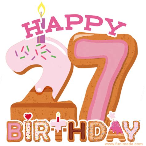 Happy 27th Birthday Card — Download On