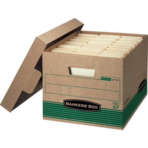 fel bankers box recycled storfile file storage box internal
