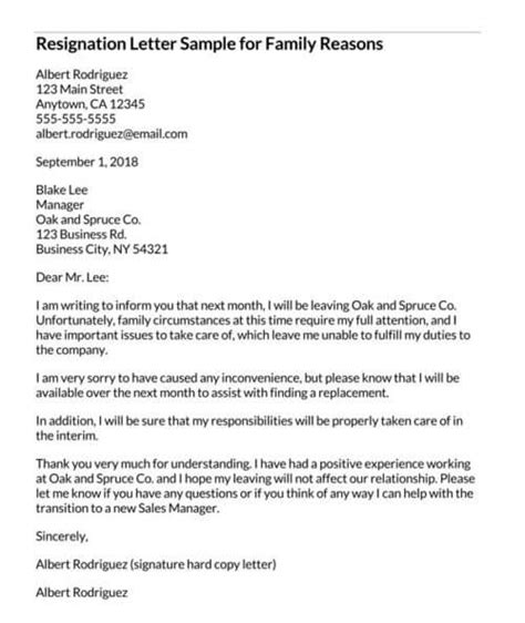 resignation letter templates expert examples
