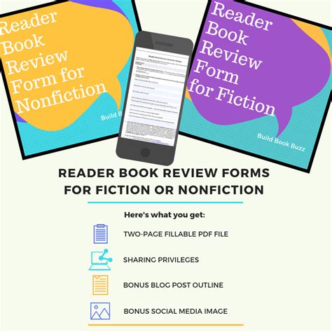 authors sell  books   reader book review form build book