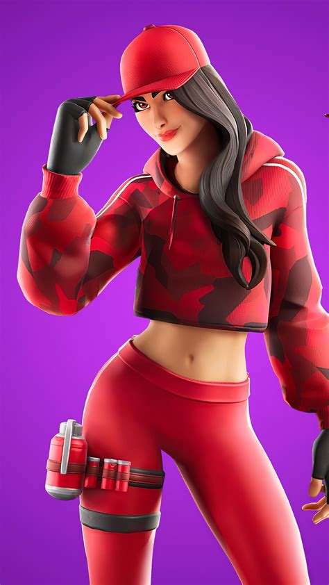 fortnite chapter  ruby outfit  iphone   pixel xl    hd