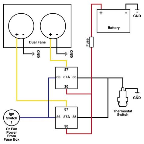 electric fan schematic diagram car