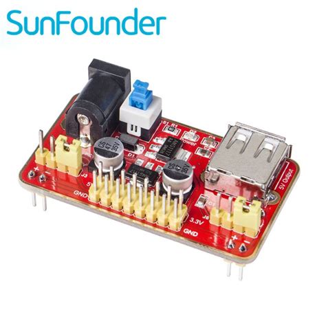 sunfounder mb102 breadboard power supply module 3 3v 5v solderless