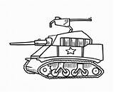 Tank Coloring Pages Military sketch template