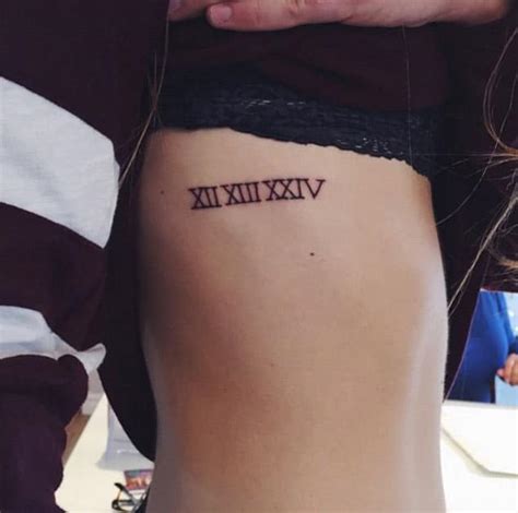 17 Awesome Roman Numeral Tattoos Designs Sheideas