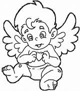 Angel Coloring Baby Pages Kids Color Christmas Getcolorings Boy Printable Precious Moments Print Angle Wecoloringpage Getdrawings Choose Board sketch template