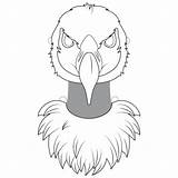 Vulture Mask Coloring Categories sketch template