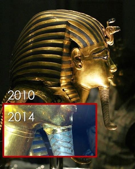 Famous King Tut Mask Damaged By Botched Repair Job