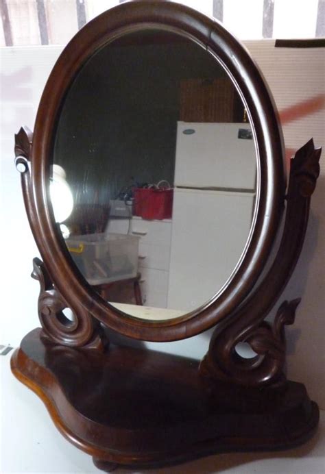 buy victorian mahogany vanity mirror from antique effects ballarat