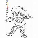 Arlequin Colorier Broderie sketch template