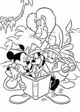 Safari Coloring Pages Mickey Mouse Color Printable Getcolorings Book Getdrawings Popular Comments sketch template