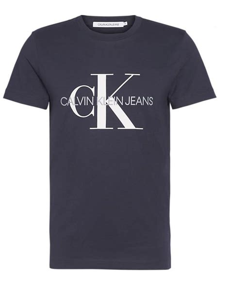 Calvin Klein Cotton T Shirt In Blue For Men Lyst
