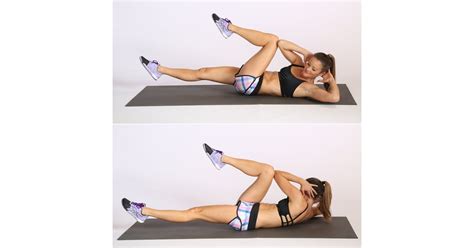 Bicycle Crunches Best Core Workout For Women Popsugar Fitness Photo 6