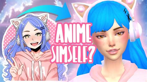 anime simself  sims  cas youtube