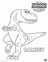 Dinosaur Ramsey sketch template