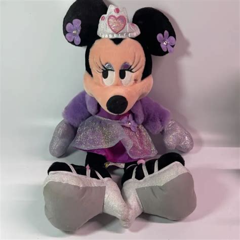 walt disney world minnie mouse princess minnie plush purple doll