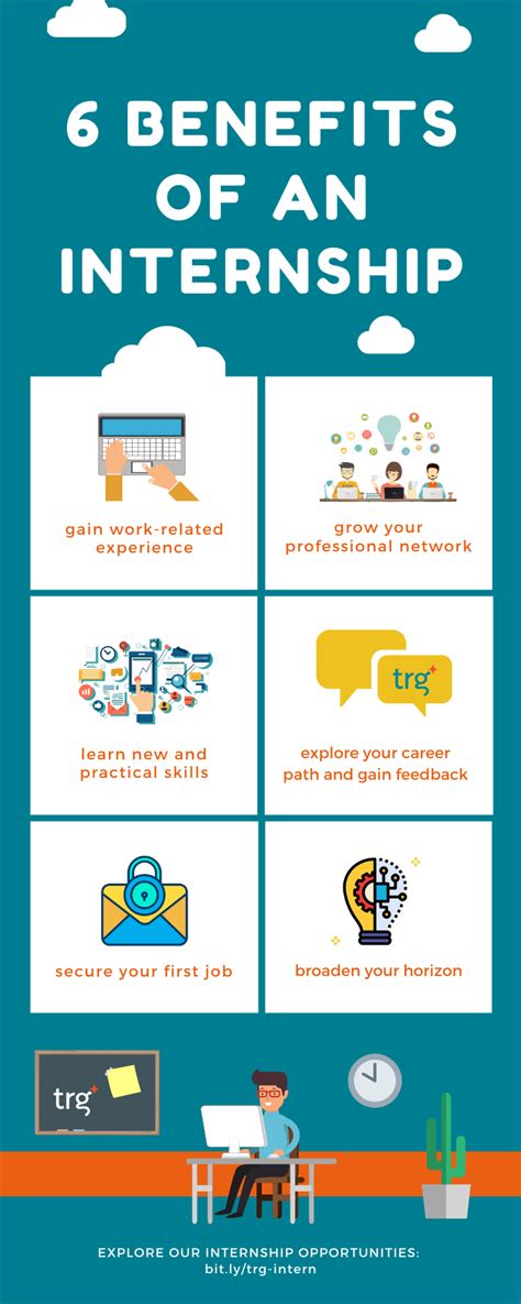 infographic  benefits   internship