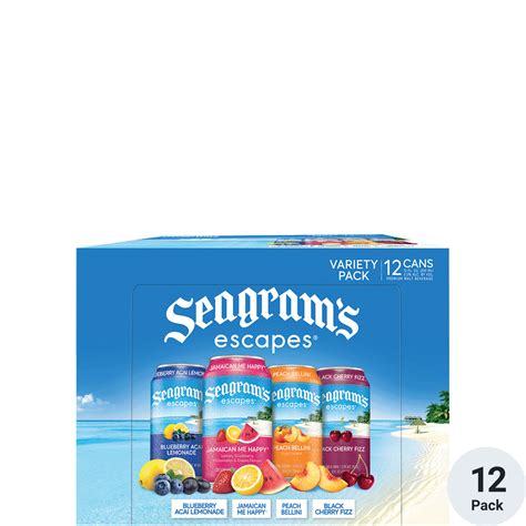 seagrams escapes variety pack hard beverage total wine and more