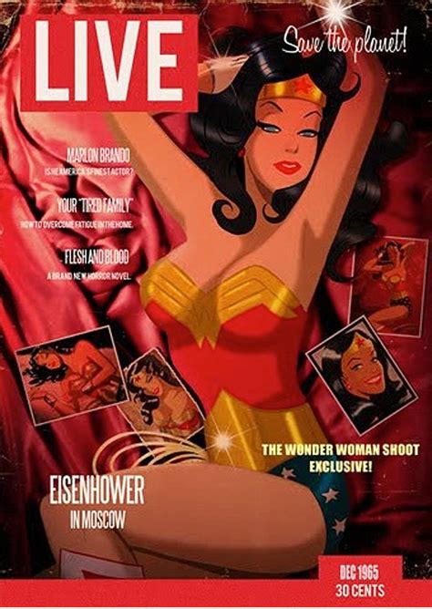 Fictional Magazine Covers Combine Retro Superheroes And