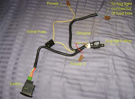 wiring diagram fog light relay