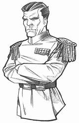 Thrawn Admiral Grand Wars Star Coloring Pages Choose Board sketch template
