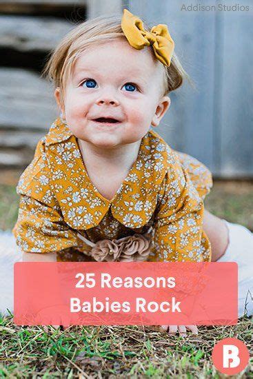 reasons babies rock rock baby cool baby stuff toddler fun