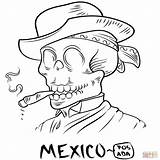 Coloring Pages Mexico Mexican Culture Getdrawings Getcolorings sketch template