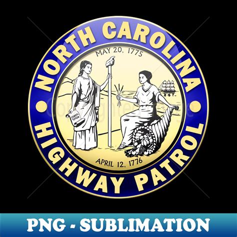 North Carolina Highway Patrol 3d Roundel Version Button Lo Inspire